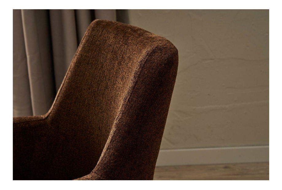 Křeslo Goncoletta (hnědá + ořech)