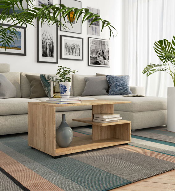 Konferenční stolek Palak (dub sonoma)