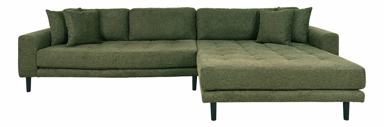 Rohová sedací souprava (P) Lvaveriaora (olivově zelená)
