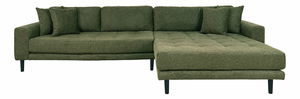 Rohová sedací souprava (P) Lvaveriaora (olivově zelená)
