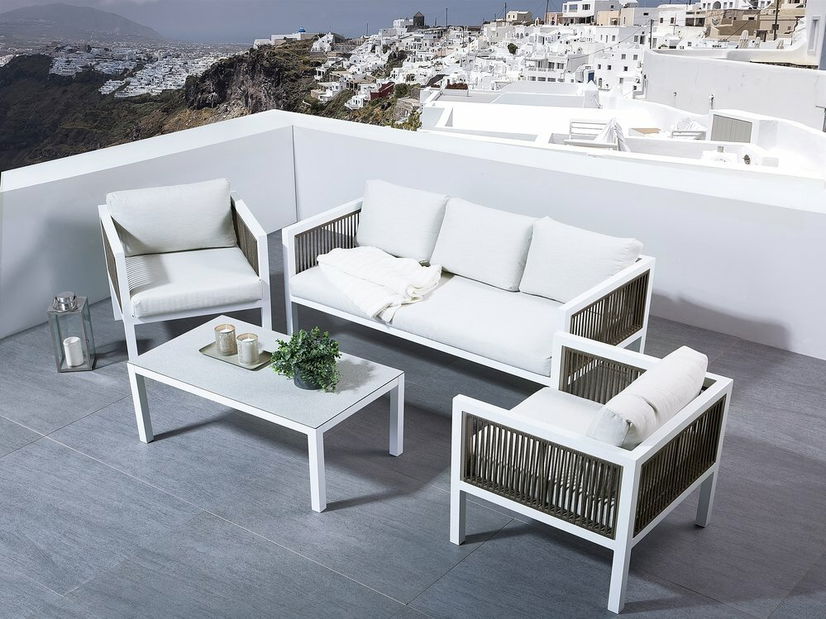 Sedací souprava Boro (bílá) (pro 5 osob)