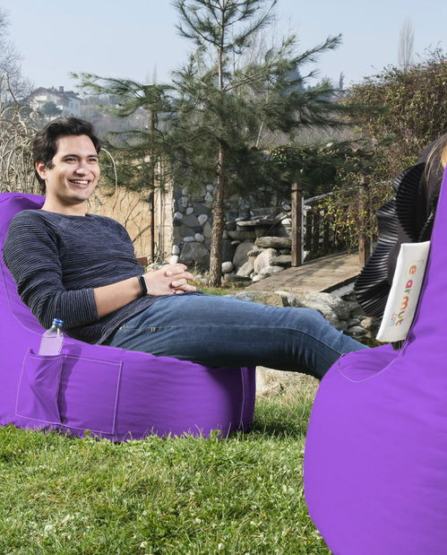 Sedací pytel Edmund (fialová)