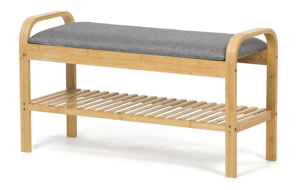 Botník Documentos (bambus + šedá)