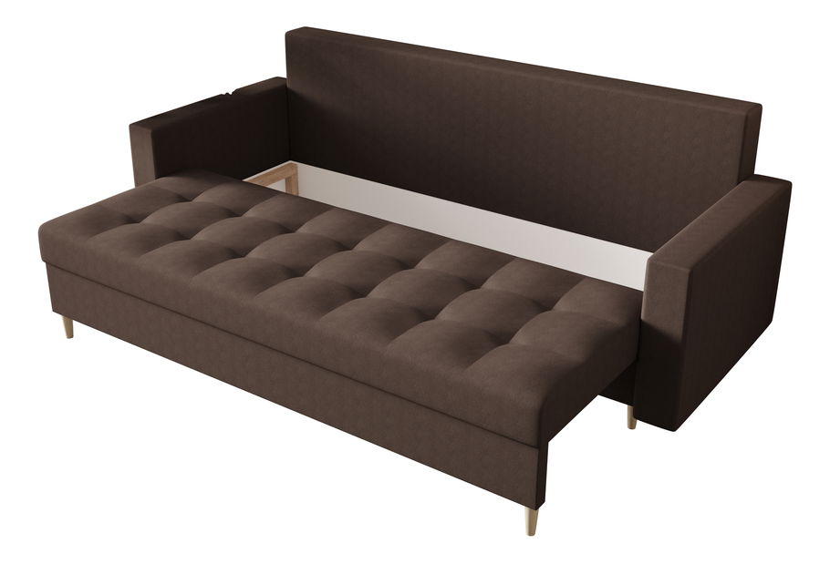 Pohovka trojsedačka Summit (tmavě hnědá)