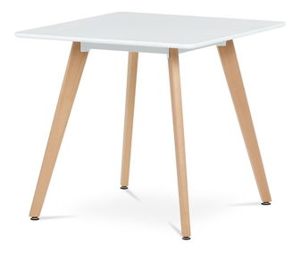 Jídelní stůl Dejamos (bílá) (pro 2 osoby)