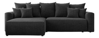 Rohová sedačka Baria (L) (černá)