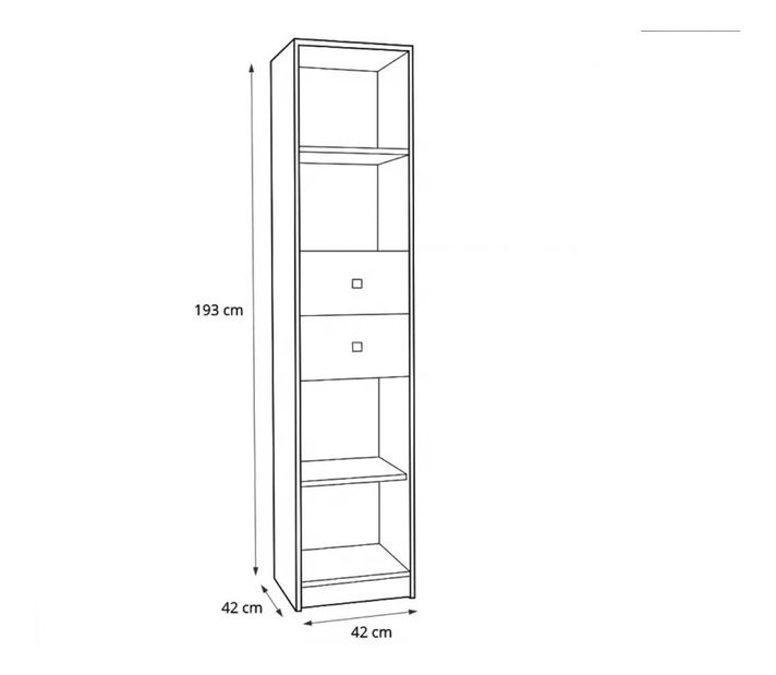 Policová skříň Torton T6