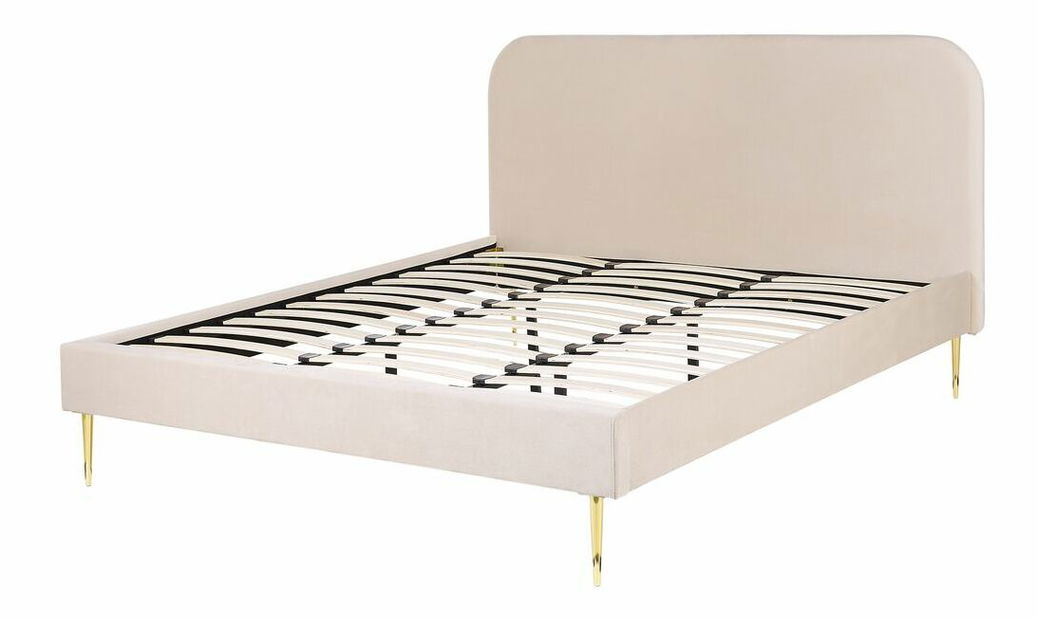 Manželská postel 180 cm Faris (béžová) (s roštem)