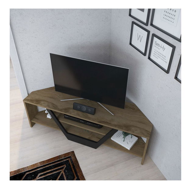 TV stolek/skříňka Sarra (dub + černá)