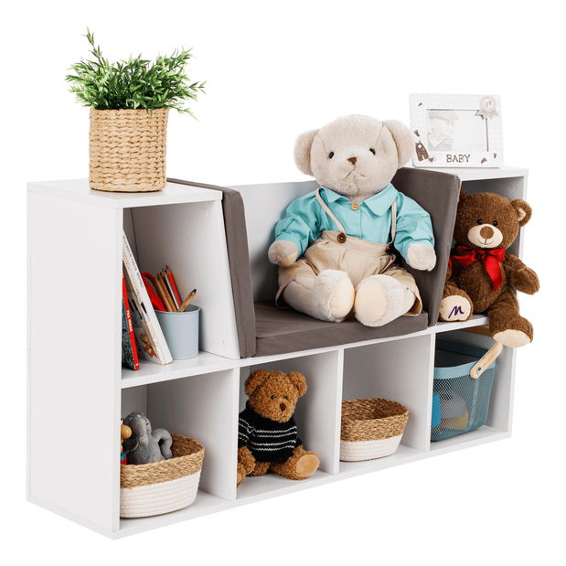 Skříňka Felicia (bílá + hnědá)