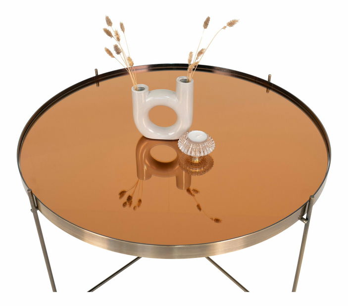 Konferenční stolek Valteria 2 (mosazná)