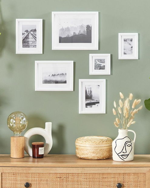 Rám pro fotografie 6 ks Zimbabwe (bílá)