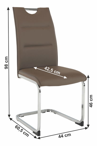 Jídelní židle Tossa (hnědá)
