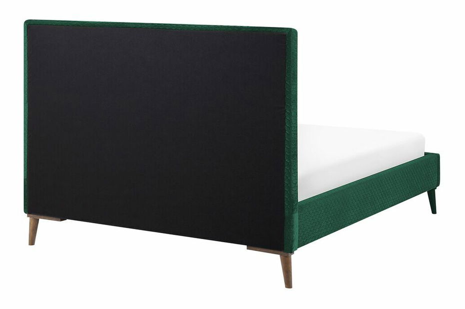 Manželská postel 140 cm BARON (s roštem) (zelená)