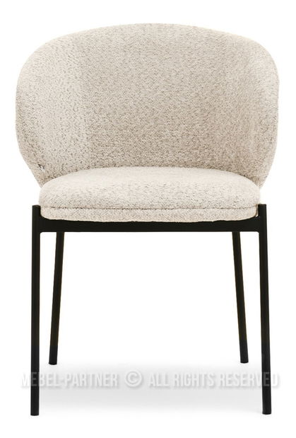 Židle Marleen (tmavokrémová + černá)