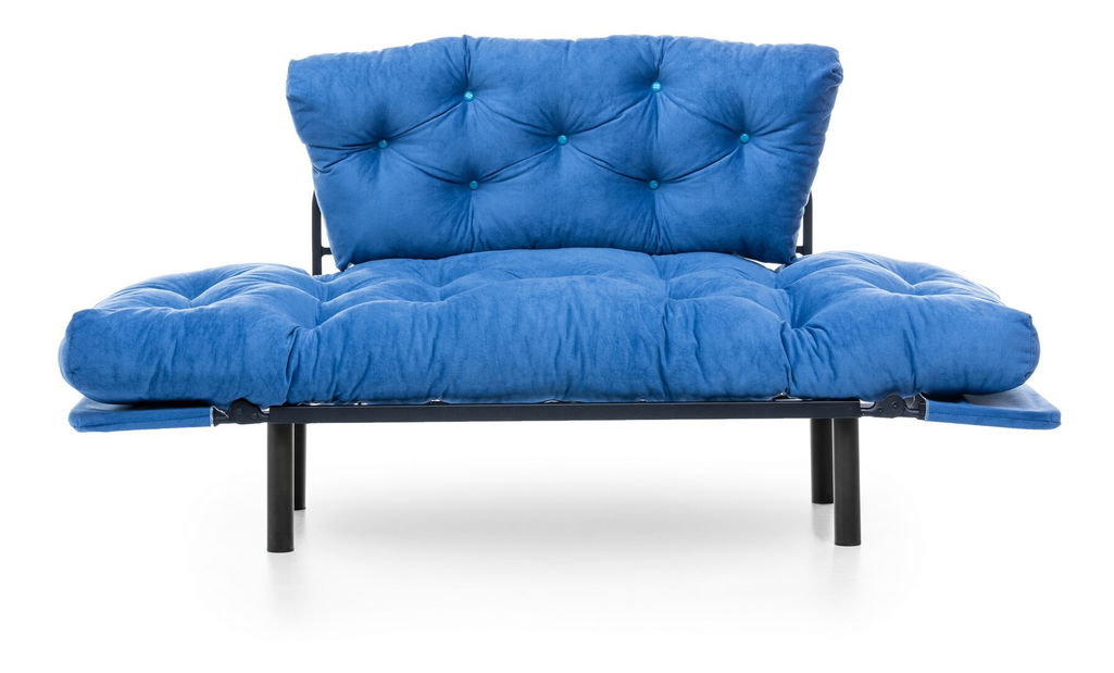 Rozkládací křeslo Nitty (modrá)