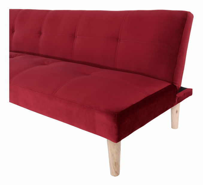 Rozkládací pohovka Adil (bordová)