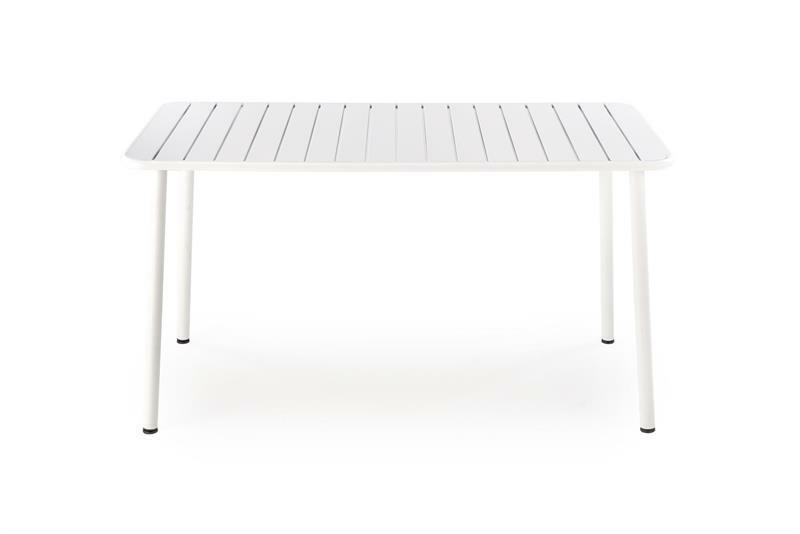 Zahradní stůl Basto 1 (bílá) (pro 6 osob)