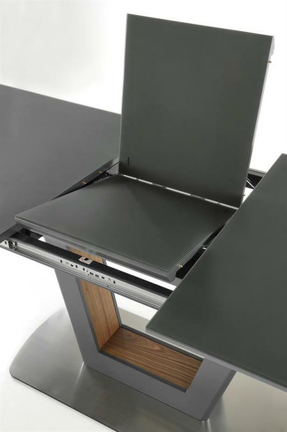 Rozkládací jídelní stůl 160-240 cm Billie (antracit) (pro 6 8 osob)