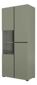 Vitrína Crossroad G12 (borovice zelená + černá)