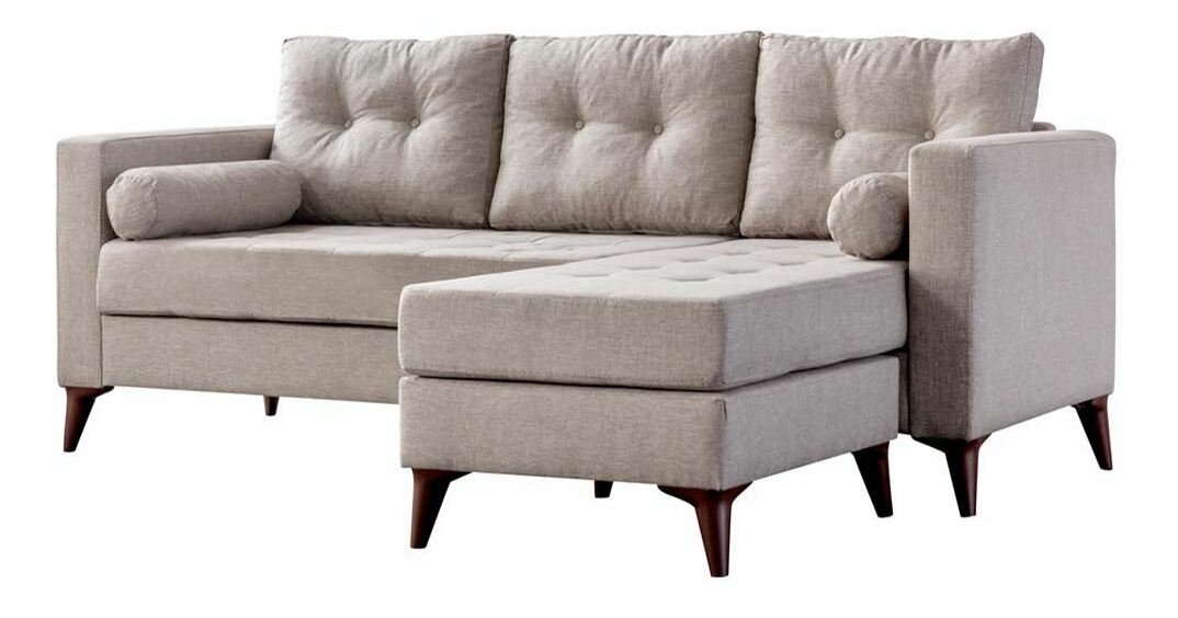 Rohová sedačka Kraty (šedá) (L) 1