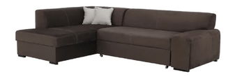 Rohová sedací souprava Milenna (hnědá) (L)