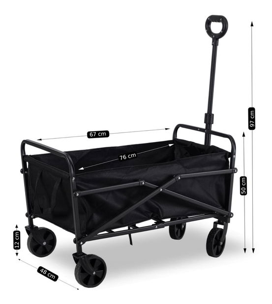 Kempingový vozík Gobernaban (černá)