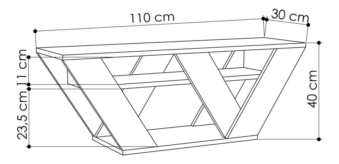 TV stolek Parvati (dub)
