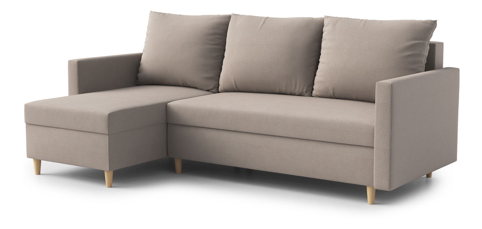 Rohová sedací souprava Ronaldo (L) (béžová)