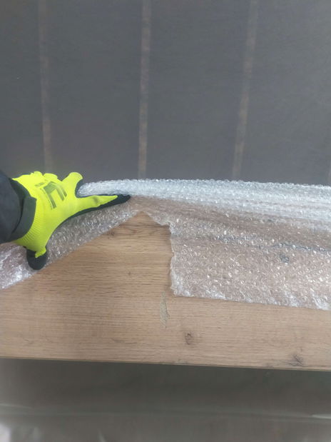 Kontinentální postel Madaris 7 (dub lancelot + béžová) *bazar