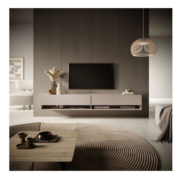 TV skříňka/stolek Myrtha 200 (sivobéžová)