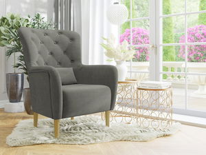 Křeslo Ruffi (šedá)