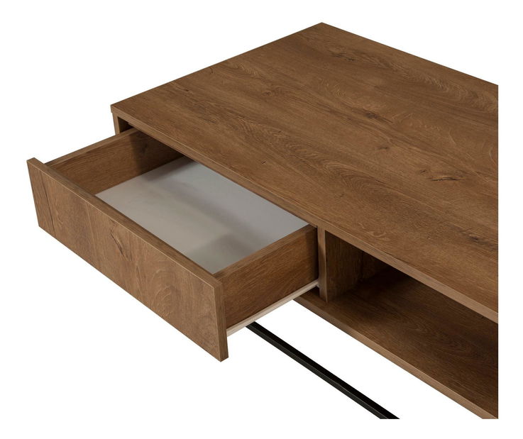 Sada nábytku do obývacího pokoje Laxi 16 (ořech + černá)