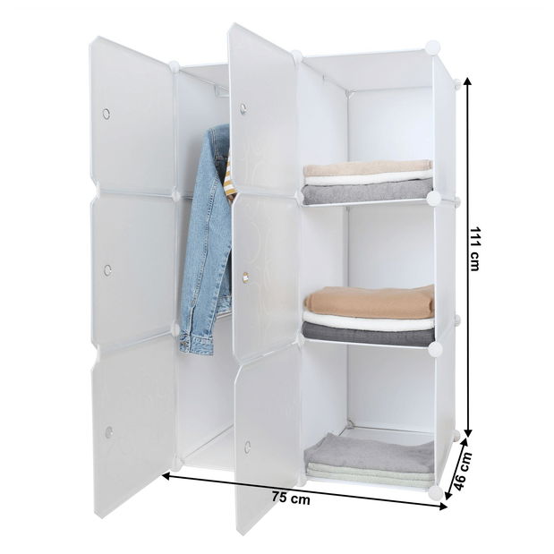 Modulárna skříň Mogul (bílá + vzor)