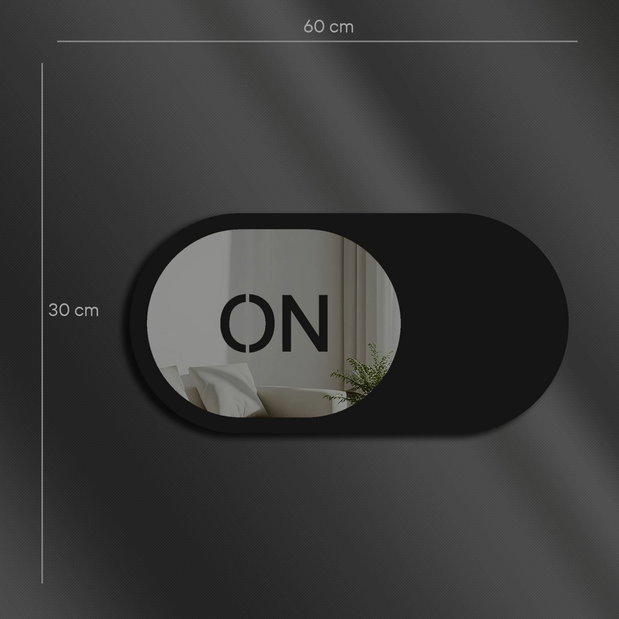 Zrcadlo Ozi 1 (kouřová)