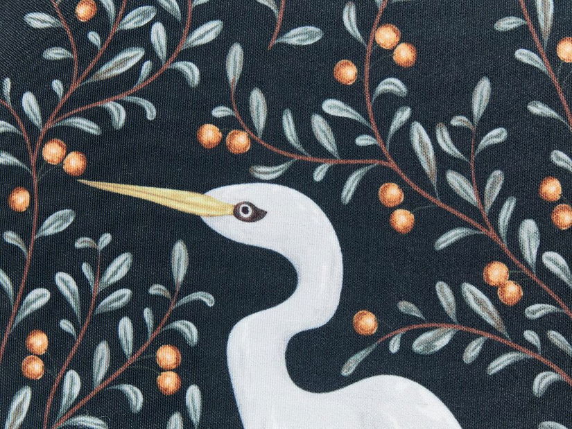 Sada 2 ozdobných polštářů ⌀ 40 cm Piano (černá)