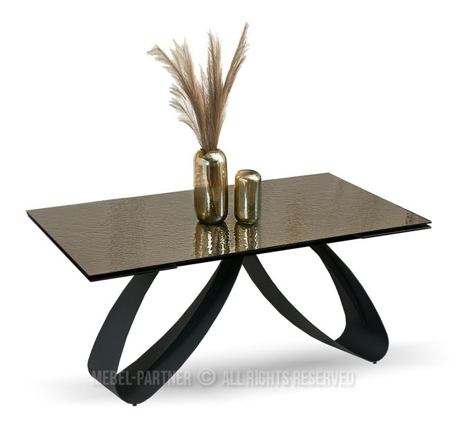 Jídelní stůl Prego (zlatá + černá)