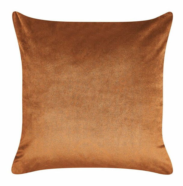 Sada 2 ozdobných polštářů 45 x 45 cm Sunflo (oranžová)