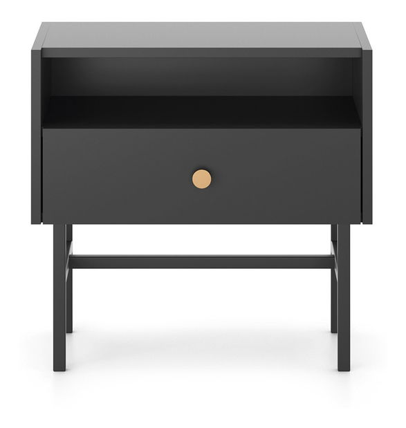 Noční stolík Desanta (černá)