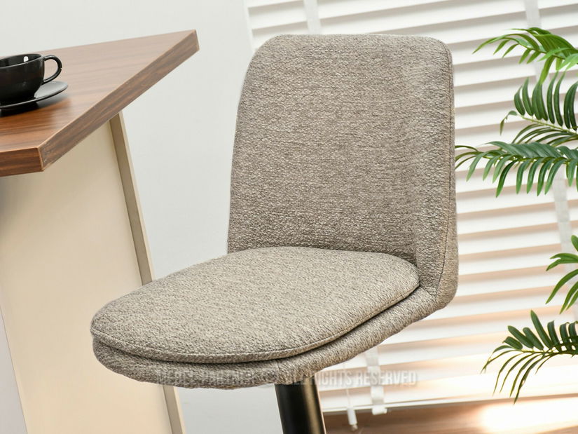 Barová židle Ravelianto (béžová + černá)