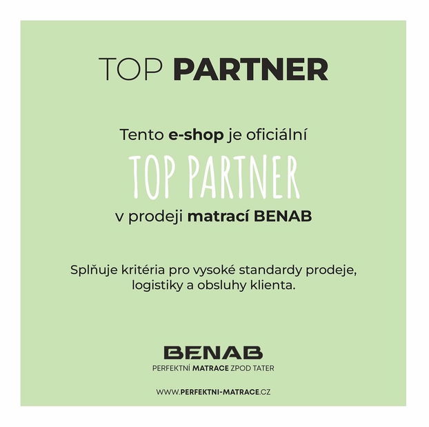 Pěnová matrace Benab Oceana XXL 200x180 cm (T3/T2)