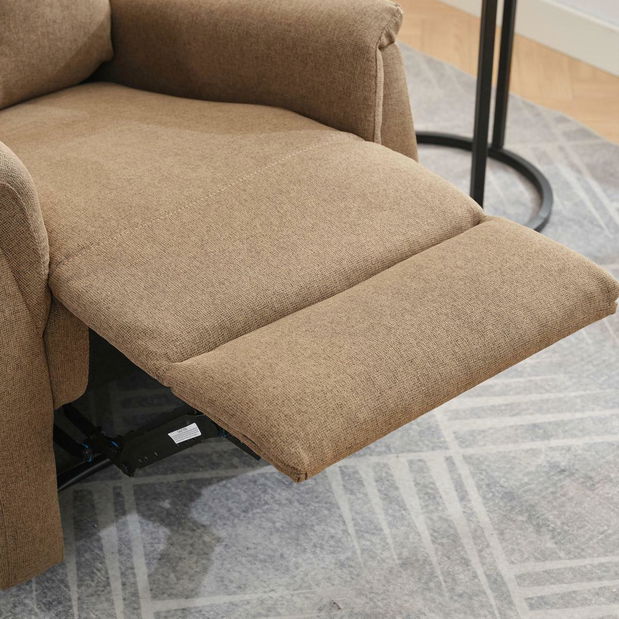 Polohovací křeslo Temor (hnědá)