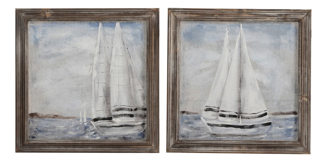 Fotorámeček (modrá + šedá) 345x45cm