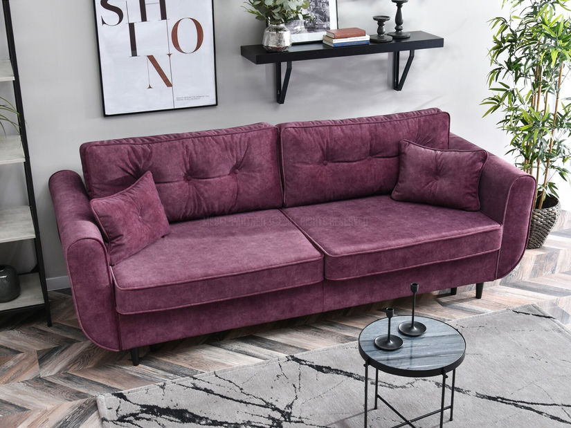 Pohovka dvousedačka Bacteria (černá)