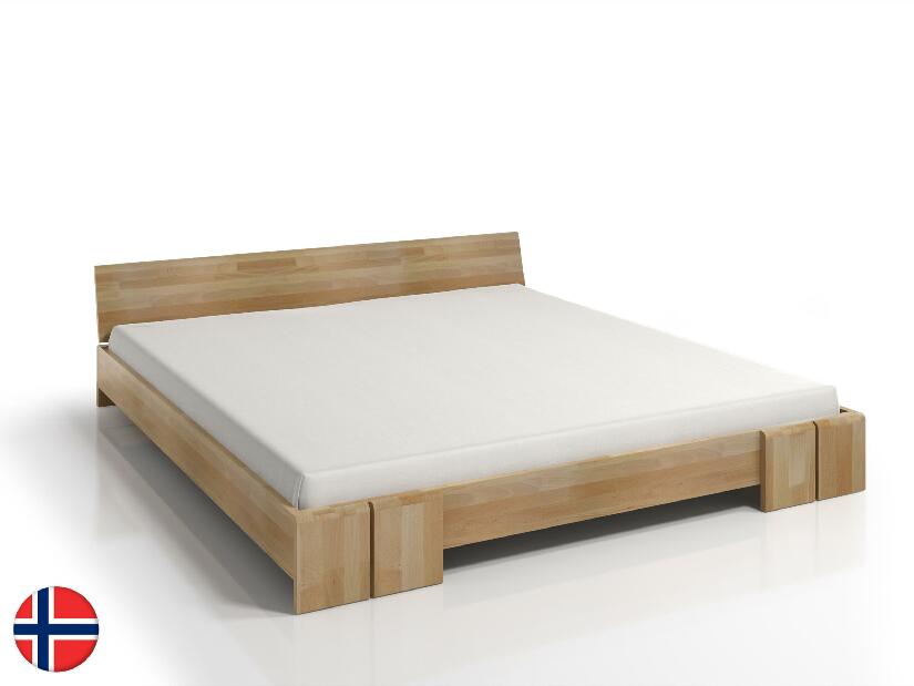 Manželská postel 160 cm Naturlig Galember (buk) (s roštem)