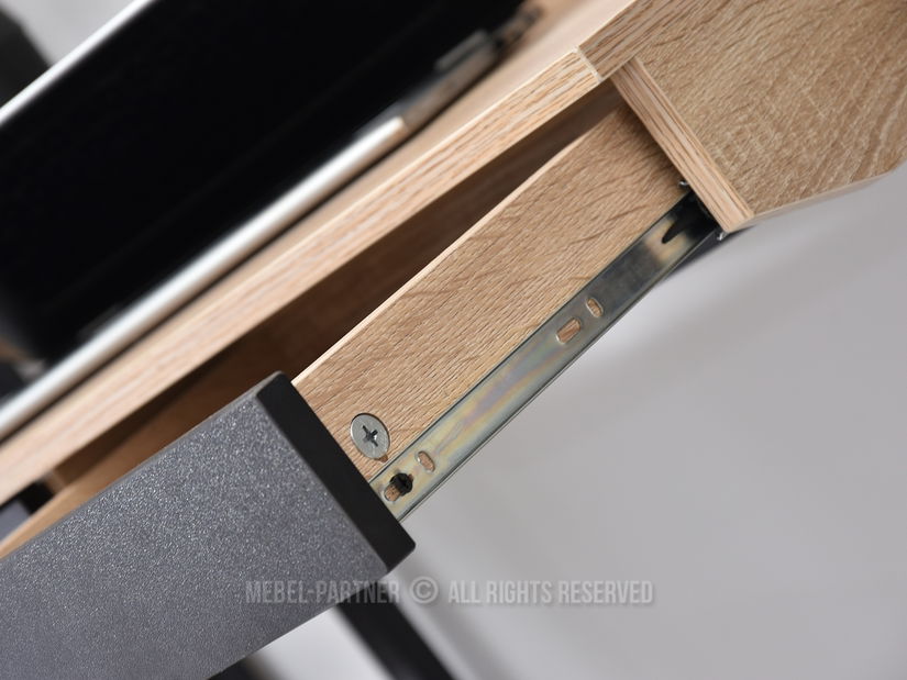 PC stolek Boge B (dub + černá)