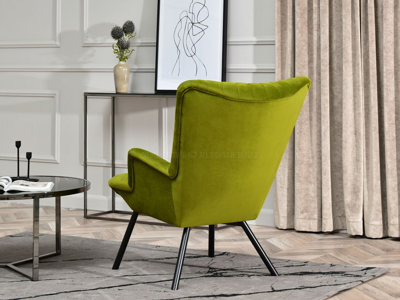 Designové křeslo Lanzaris (zlatá)