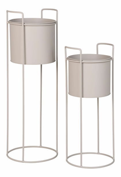 Set 2 ks květináčů Rinavena 2 (písková)