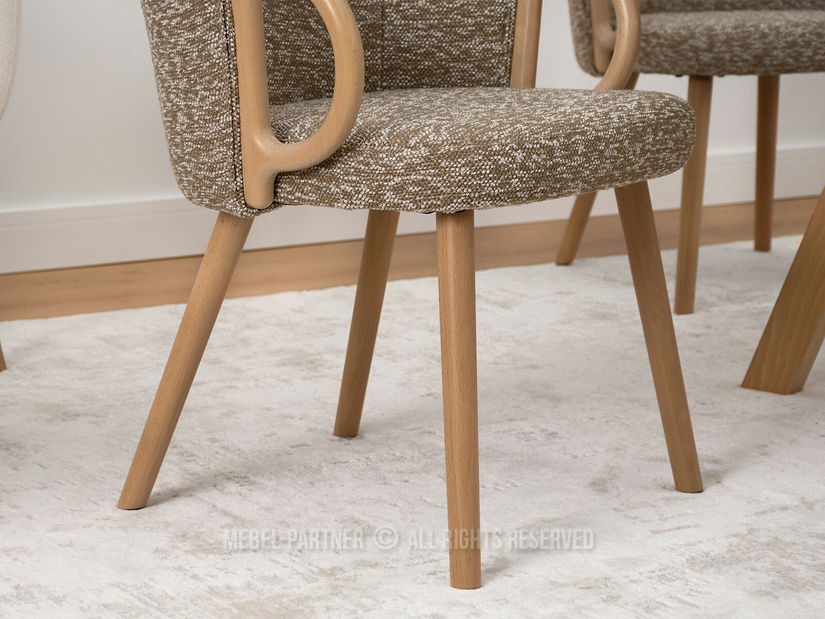 Židle Paul (béžová + dub)