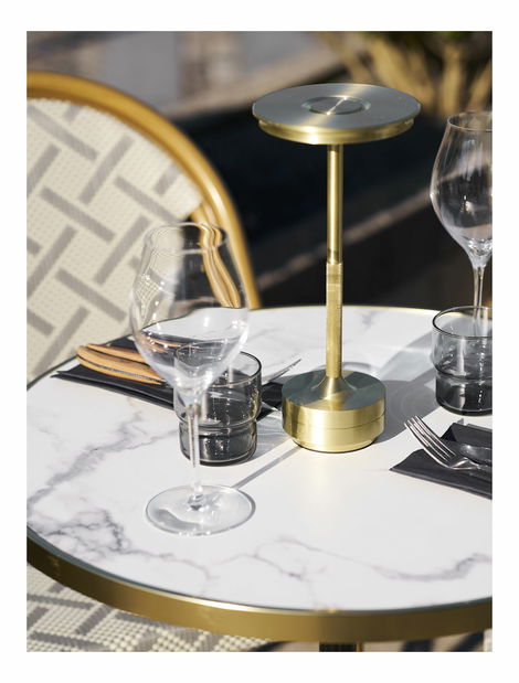 Stolní lampa Lsivania (mosazná)